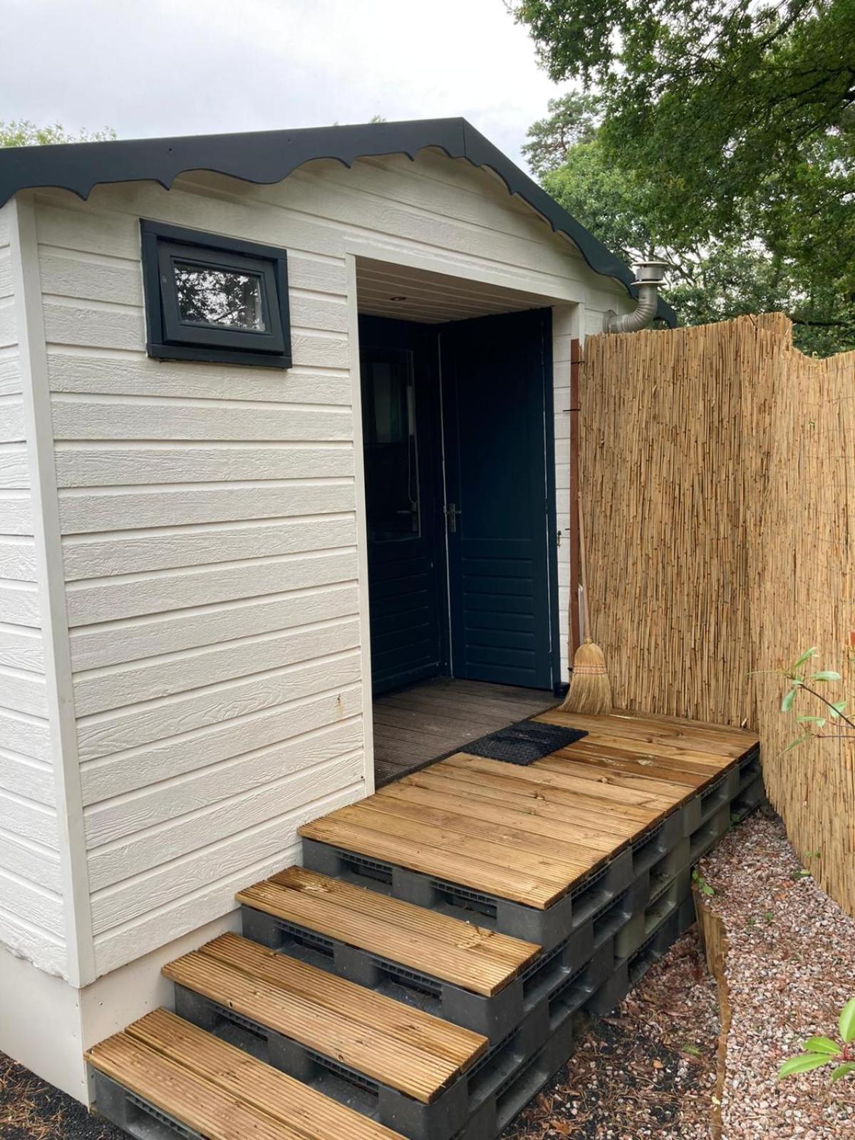 Tiny House 'T Heidehoes In Usselo エンスヘーデ エクステリア 写真