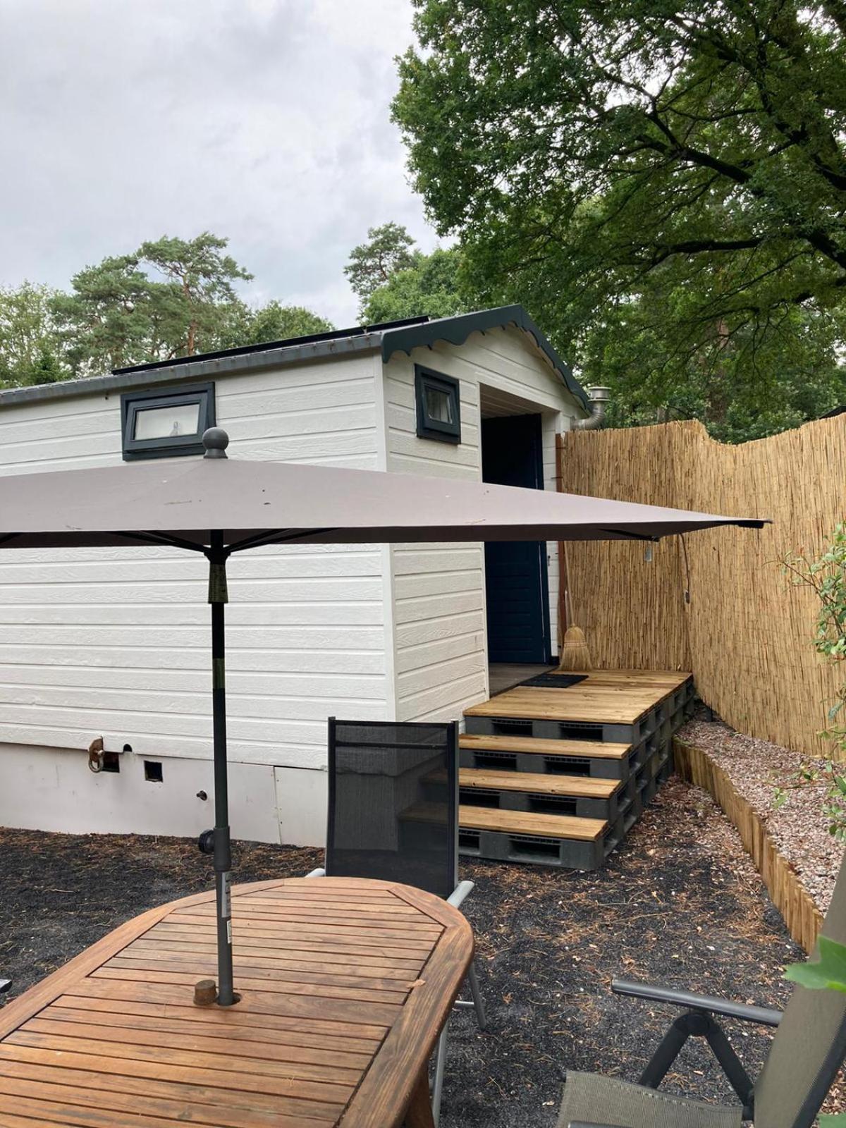 Tiny House 'T Heidehoes In Usselo エンスヘーデ エクステリア 写真